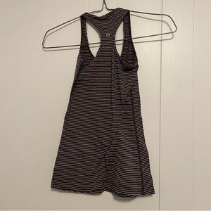 Lululemon striped racerback tank top